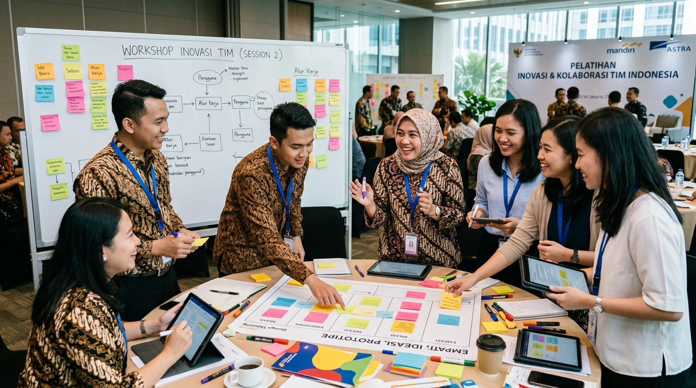 Kami menggunakan masalah nyata perusahaan